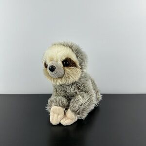 Adventure Planet Gray Brown Sloth 7” Realistic Plush Stuffed Animal